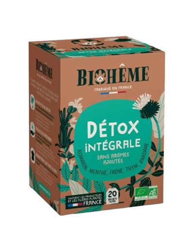 Infusion bio - détox intégrale - Biohême