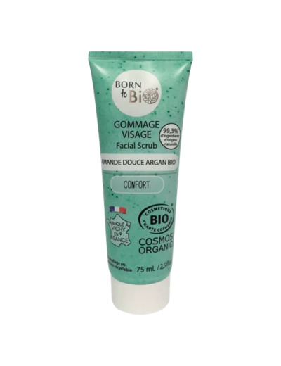 Gommage visage - Amande douce argan bio - Born to bio