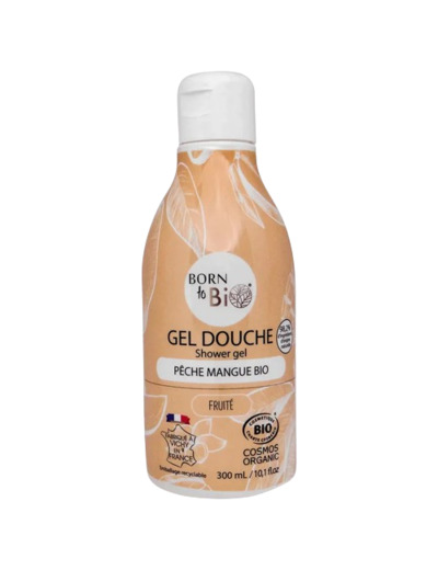 Gel douche bio - Pêche mangue - Born to bio