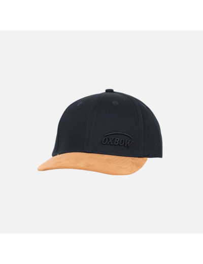 Casquette GONCALVES Suede cap Noir OXBOW