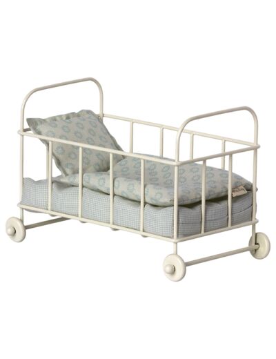 Vintage Bed Souris Anthracite - Maileg