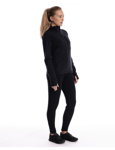 Gilet Femme Eldorado Merino Black ARTILECT