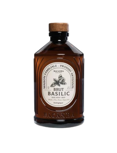 Sirop de basilic brut bio - Bacanha