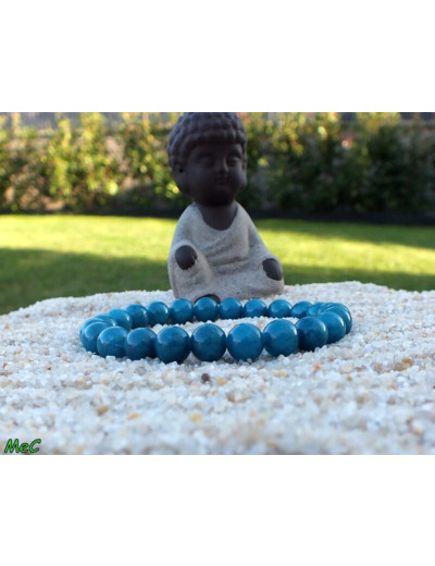 Bracelet apatite bleue