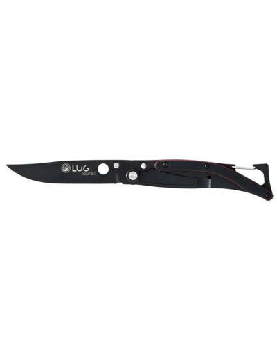 Couteau Alpin SP1T noir/rouge - Lame 80mm - Manche G10 - Clip LUG