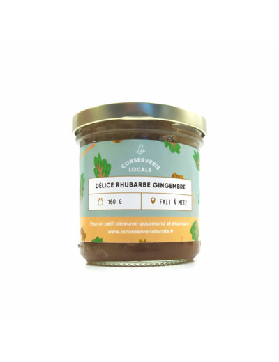 Délice Rhubarbe Gingembre 160g