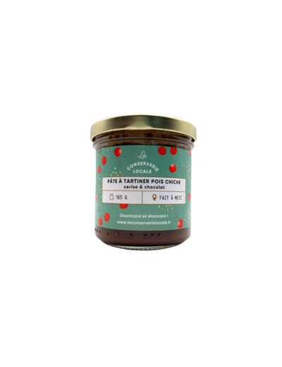 Pâte à Tartiner Pois Chiche Cerise Chocolat 165g - Bon Plan DDM