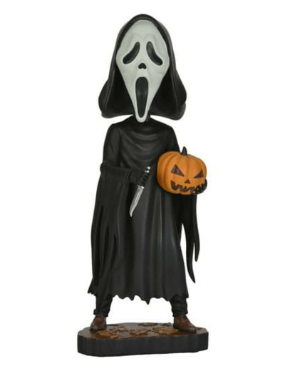 Scream Head Knocker Ghostface with Pumpkin 20 cm NECA