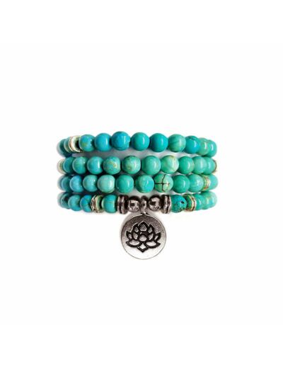 Bracelet sautoir lotus