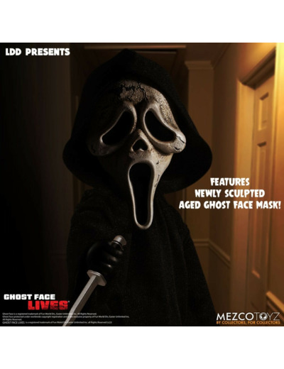 Scream Living Dead Dolls poupée Ghostface - Zombie Edition 25 cm MEZCO