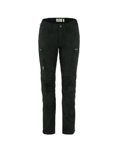 Pantalon de randonnée Femme Kaipak Curved Black FJALLRAVEN