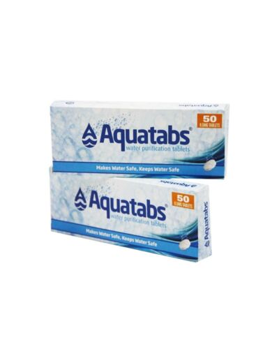 Tablettes de purification d'eau 2X50