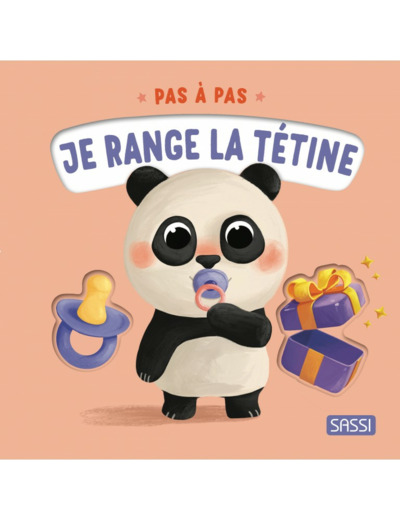 Livre pas à pas - Je range la tétine - Sassi