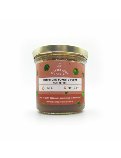 Confiture Tomate Verte Épices BIO 165g