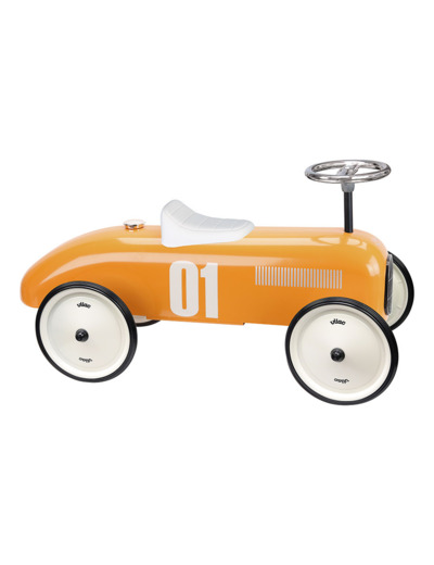 Porteur Voiture Course Metal Orange - Vilac