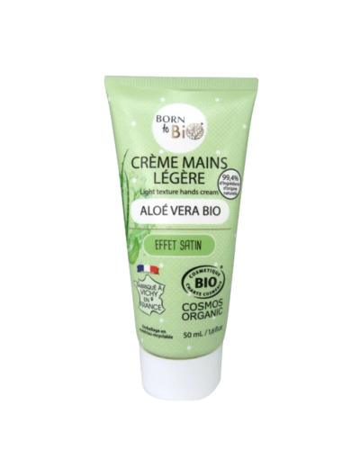 Crème mains bio - Aloé vera - Born to bio