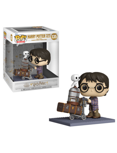 HARRY POTTER Anniversary - Pop Deluxe N° 135 - Harry Pushing Trolley