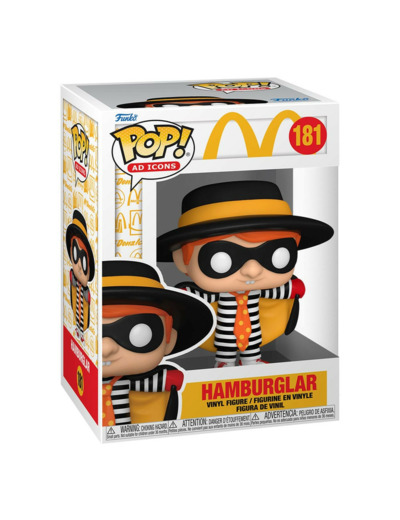 McDonalds POP! 181 Ad Icons Vinyl figurine Hamburglar 9 cm