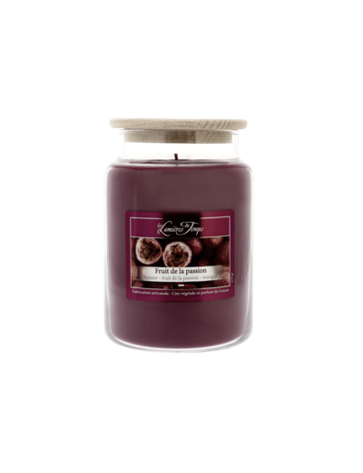 Bougie Cire Colorée 670 g Fruit de la Passion