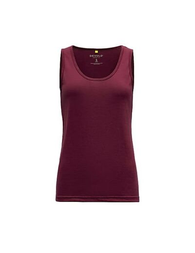 Débardeur Mérinos Eika Woman Singlet Beetroot DEVOLD