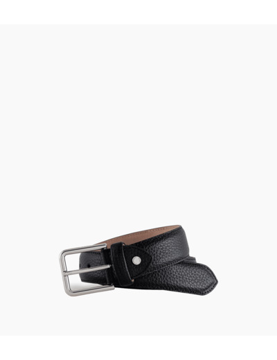 Ceinture homme avec boucle carrée Charles en cuir grainé