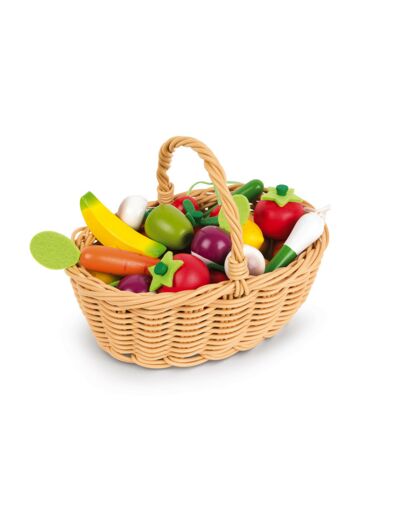 Panier De 24 Fruits Et Legumes - Janod