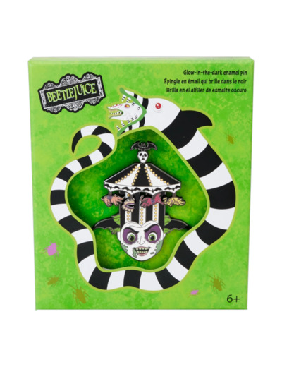 BEETLEJUICE - Carousel Hat Sliding - Pins 8cm LOUNGEFLY