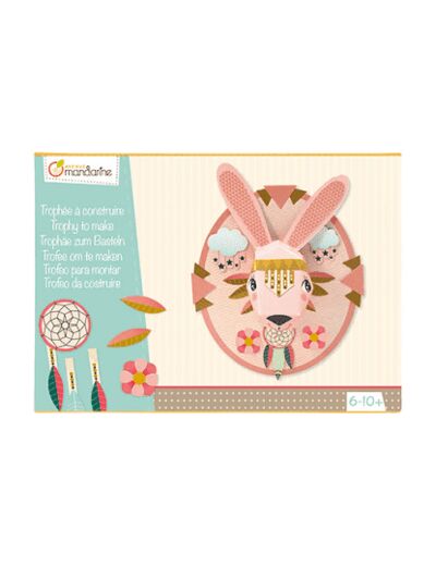 Kit DIY cadre mural lapin - avenue mandarine