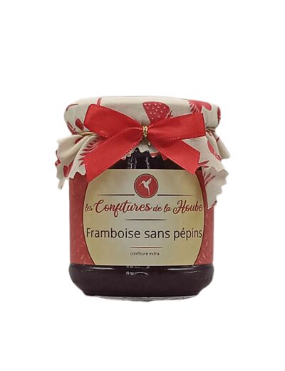 Confiture extra Framboise sans pépins - Les confitures de la Hoube