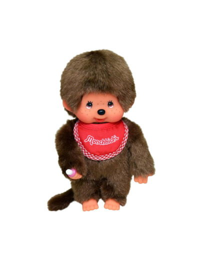 MONCHHICHI - Garçon Rouge - Peluche 20cm