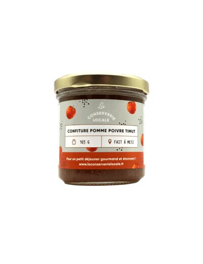 Confiture Pomme Poivre Timut BIO 165g