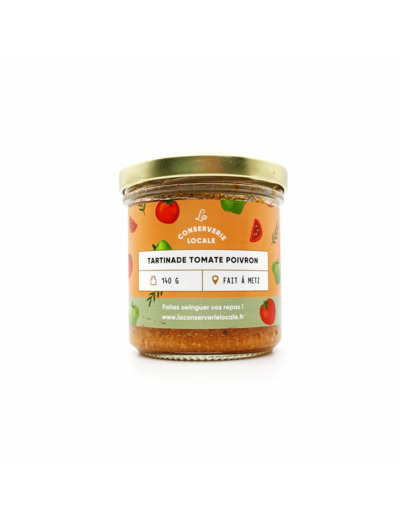 Tartinade tomate poivron - La conserverie locale