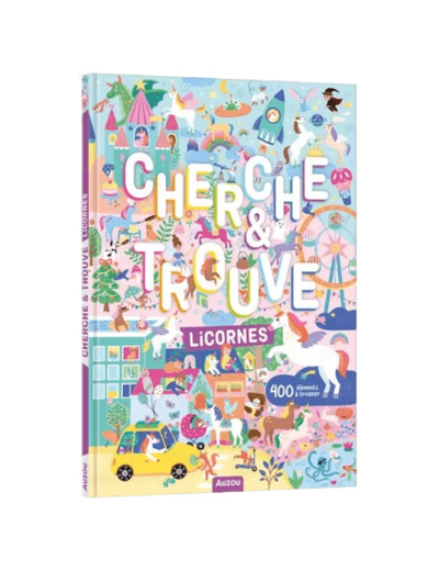 Cherche Et Trouve - Licornes - livre - Auzou