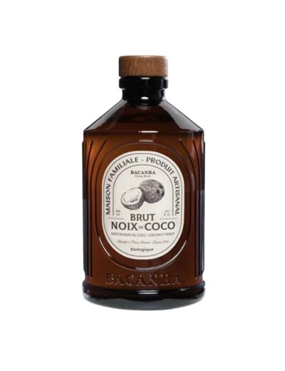 Sirop de noix de coco brut bio - Bacanha