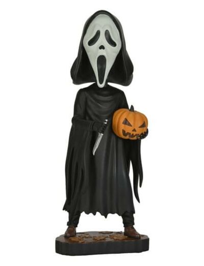 Scream Head Knocker Ghost Face with Pumpkin 20 cm NECA