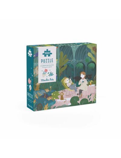 Puzzle Au jardin des plantes (100 pièces) Les Parisiennes