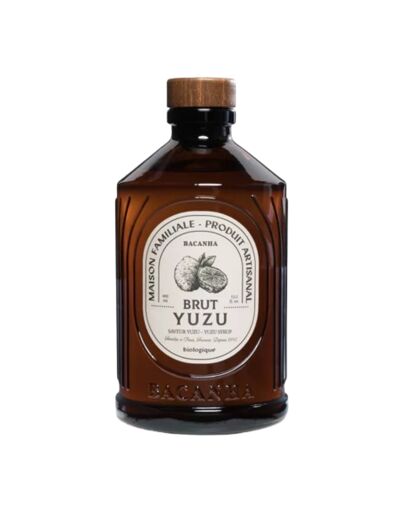 Sirop brut de yuzu bio - Bacanha