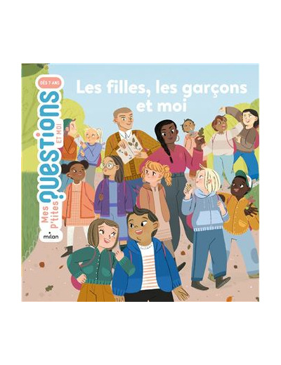 Livre mes p'tites questions - Les filles, les garçons et moi - Milan