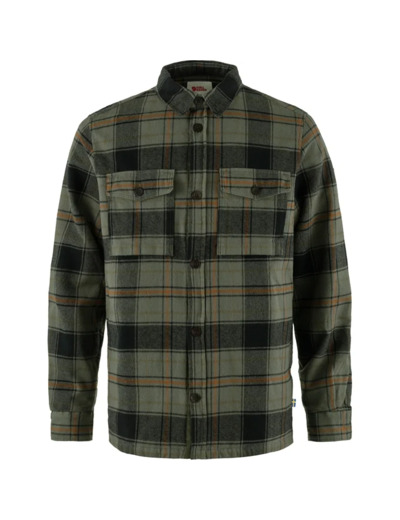 Chemise Homme Övik Lite Padded 662-550/Deep Forest-Black FJÄLLRÄVEN