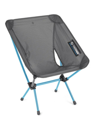 Siège Zero Chair L Black Cyan Blue HELINOX