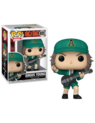 AC/DC - POP Rocks N° 411 - Angus Young (Tenue Vert) FUNKO