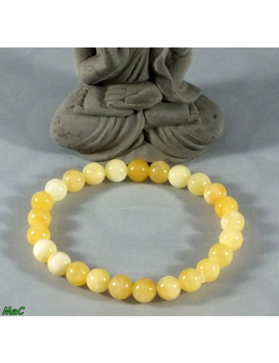 Bracelet calcite jaune