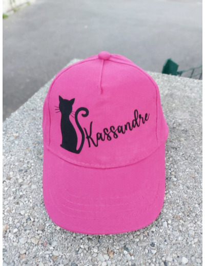 Casquette Enfant Fuschia Personnalisable