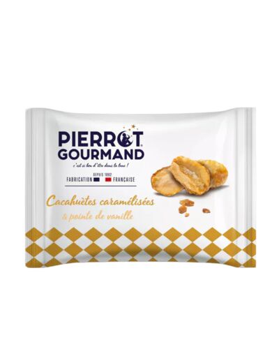 Pépites cacahuètes caramélisées et pointe de vanille - Pierrot Gourmand