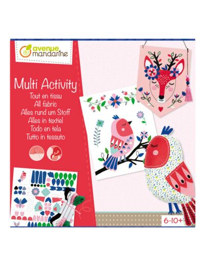 Kit créatif multi activités tissu DIY - Avenue Mandarine