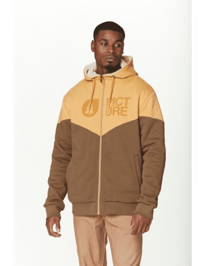 Basement plush zip hoodie