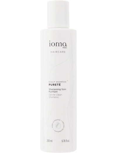 IOMA Paris - PURETÉ Shampooing Soin Purifiant - Cuir Chevelus Gras & Mixtes - Nettoyage Délicat et Doux, 200ml