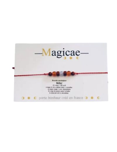 Bracelet porte bonheur signe astro - Bélier - Magicae