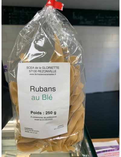 Pâtes rubans au blé tendre