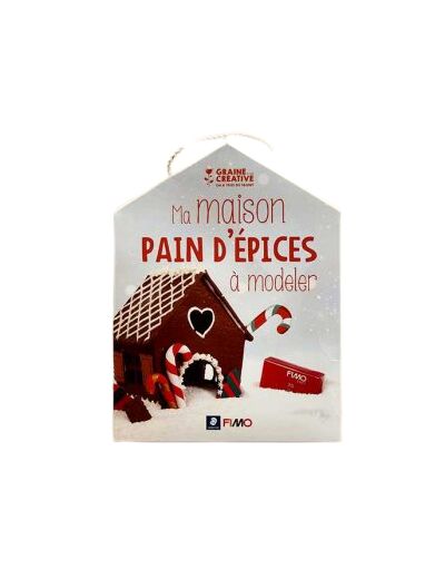 Kit DIY maison en pain d'épice à modeler en pâte fimo - Graine créative